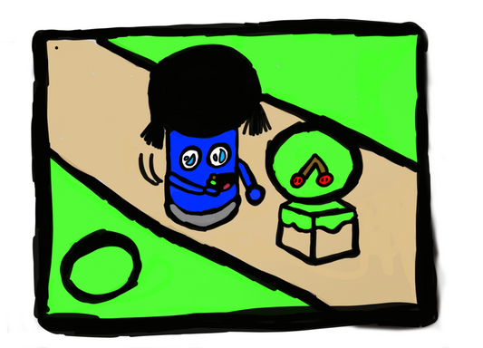 Flow Fruits Bussin Comic Digital Hand Drawn Art