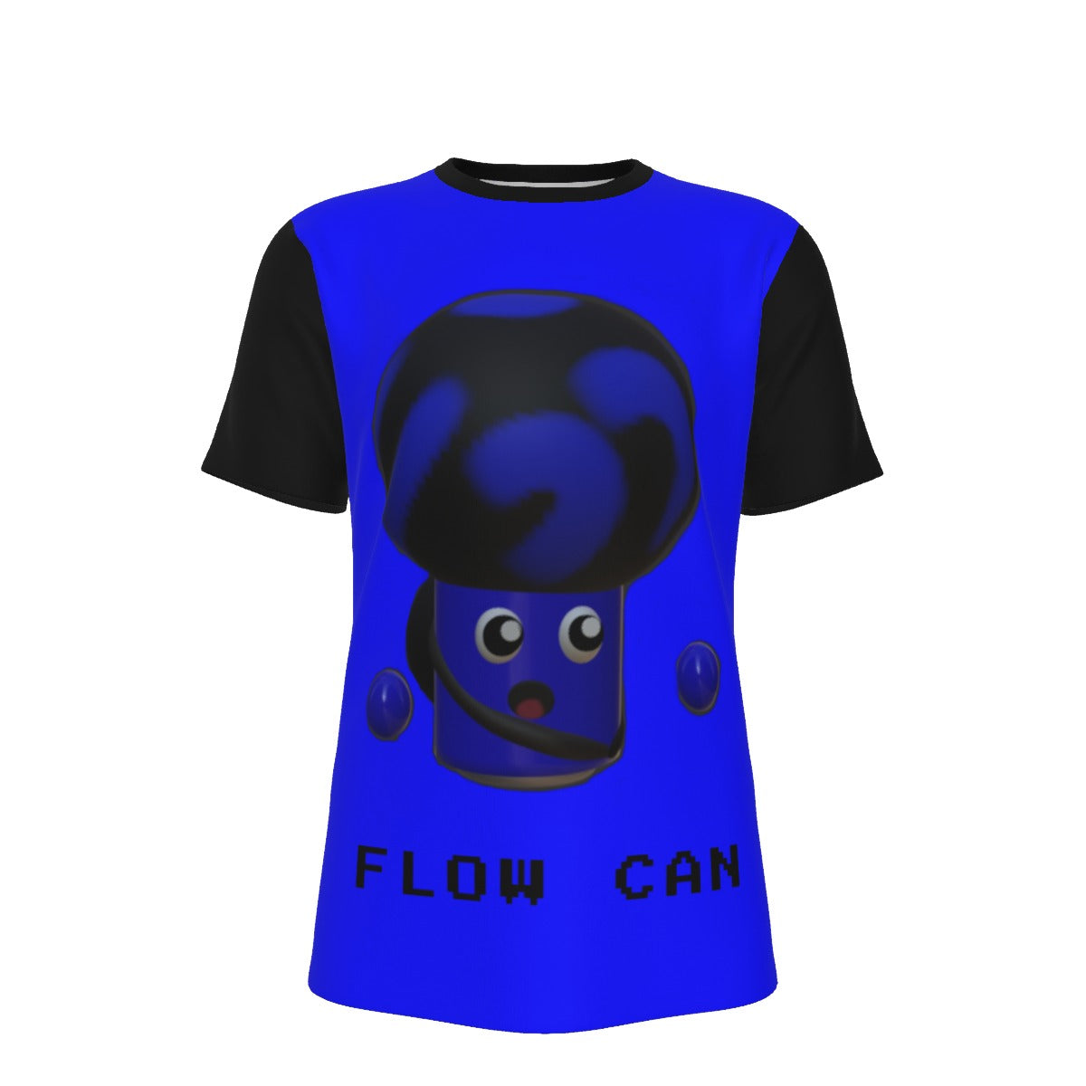 Flow Can Video Game Character Men's O-Neck T-Shirt