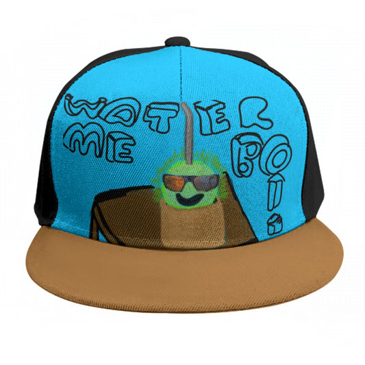 Water Me Bro Plant Baseball Cap With Flat Brim