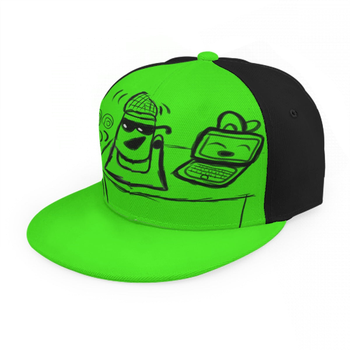 Upload My Beats Baseball Cap With Flat Brim