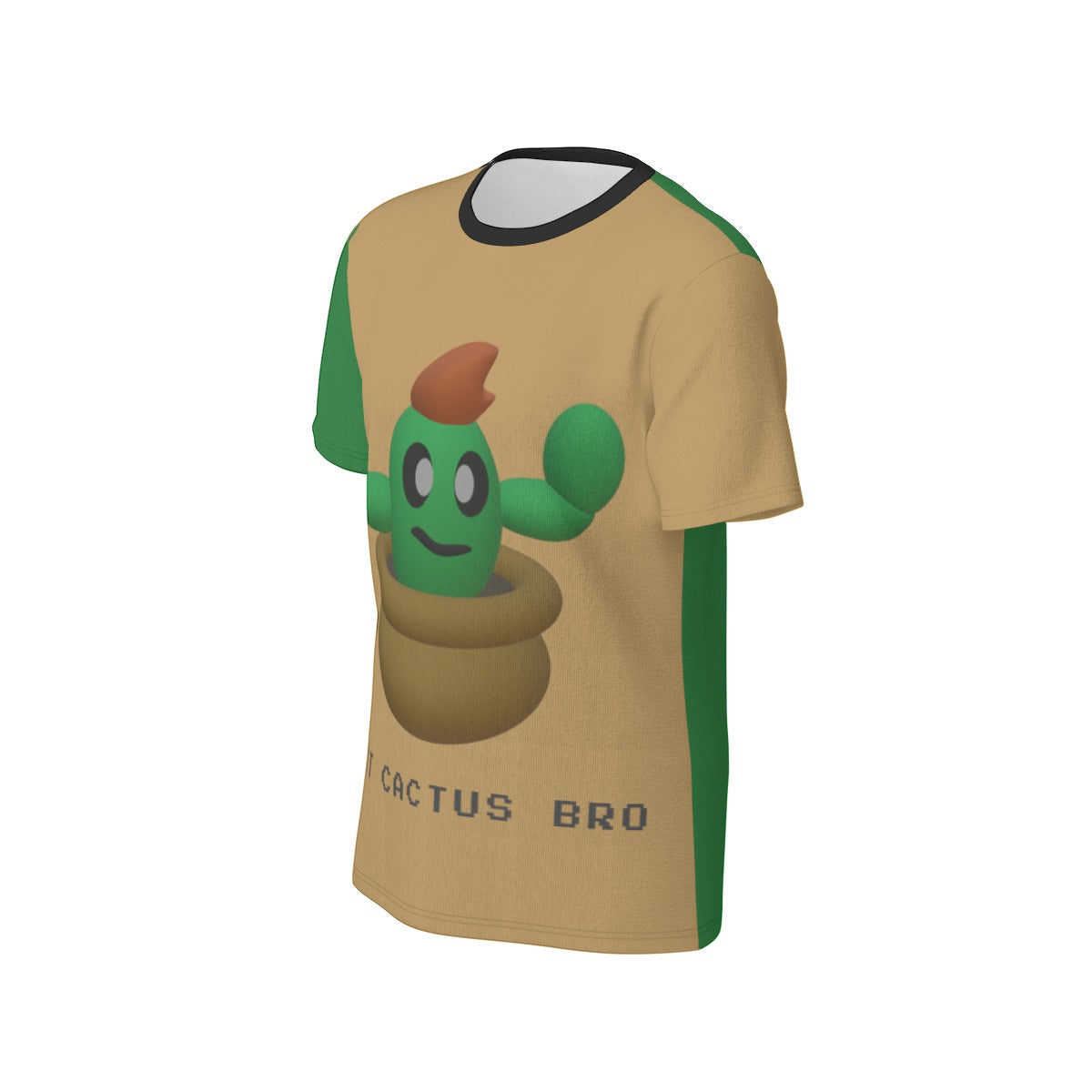 Men Lit Cactus Bro Plant Shirt