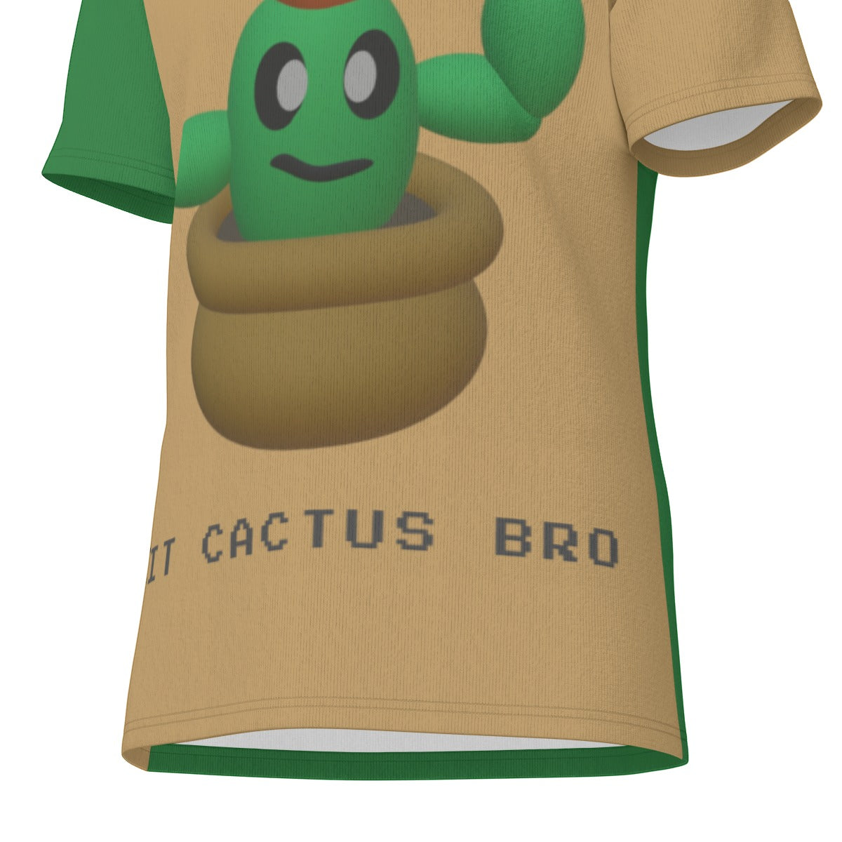 Men Lit Cactus Bro Plant Shirt