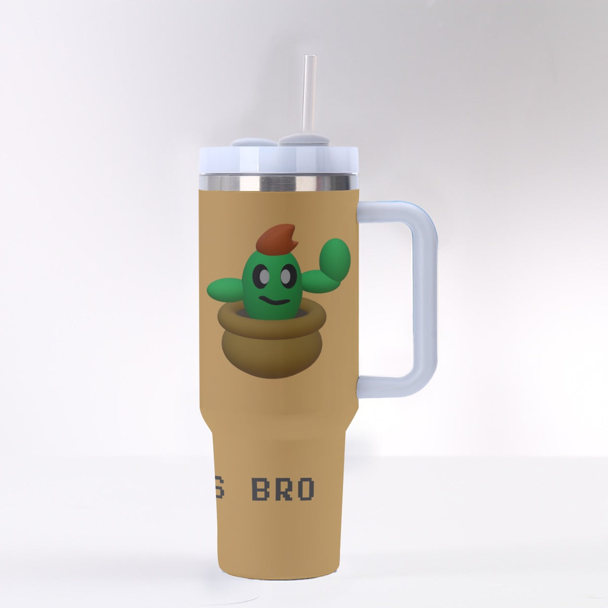 LIit Cactus Bro 40 oz Tumbler With Handle