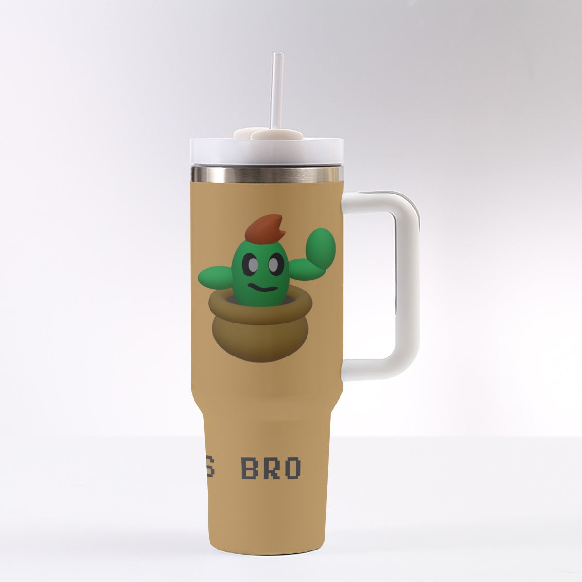 LIit Cactus Bro 40 oz Tumbler With Handle