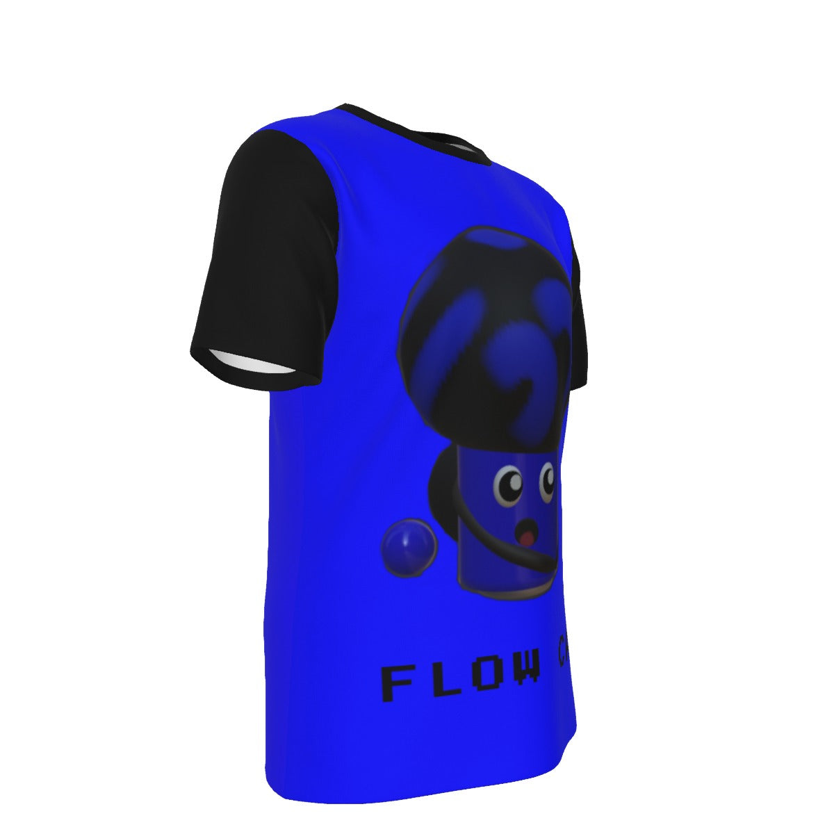 Flow Can Video Game Character Men's O-Neck T-Shirt