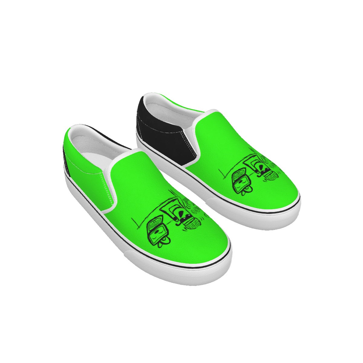 Upload My Beats Women's Slip On Sneakers