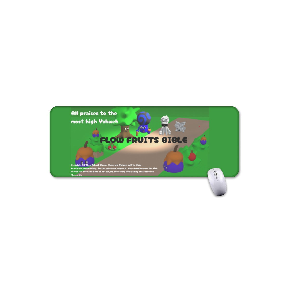 Flow Fruits Bible Mouse Pad