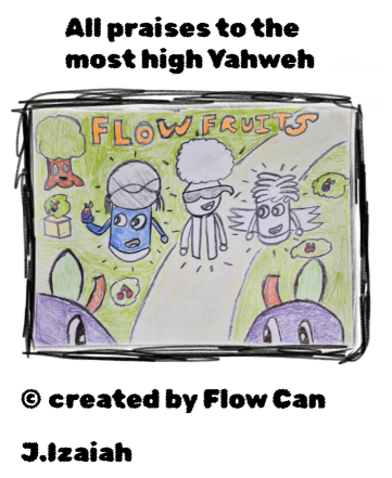FLOW FRUITS HAND DRAWN DIGITAL COMIC BOOK