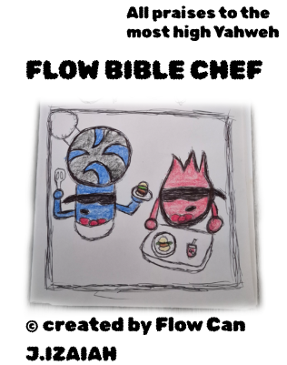 FLOW BIBLE CHEF HAND DRAWN DIGITAL COMIC BOOK