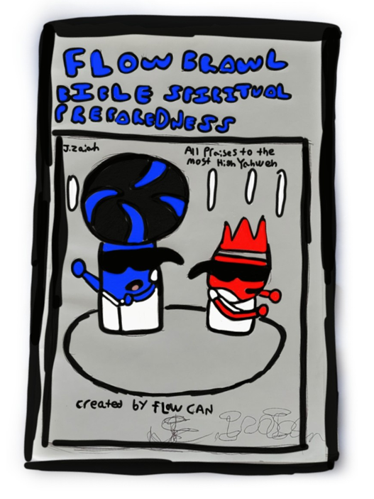 Flow Brawl Bible Spiritual Preparedness Comic Book